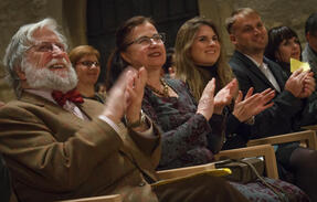 Ivan Havel at the ECP Václav Havel Scholarship concert.